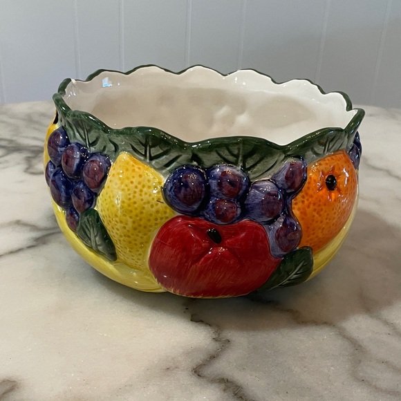 Vintage Fitz and Floyd ceramic Fruit Bowl - Picture 1 of 4